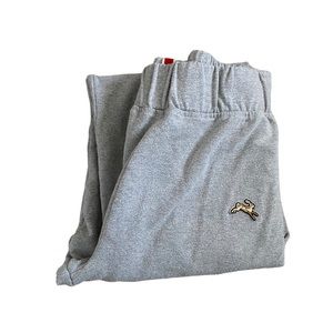 Tracksmith Casual Cozy Lounge Relaxed Soft Gray Cotton Sweatpants